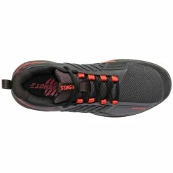 K-Swiss Ultrashot 3 Men's Tennis Shoe (Asphalt/Black/Orange) -Volkl Sales Store 06988 061.06 1024x1024