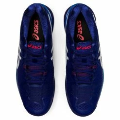 Asics Gel Resolution 8 Men's Clay Court Tennis Shoe (Dive Blue/White) -Volkl Sales Store 1041A076 405 SB TP GLB PNG 1280x1280 JPG 1024x1024