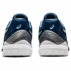 Asics Gel Resolution 8 Women's Clay Court Tennis Shoe (Light Indigo/Blue) -Volkl Sales Store 1042A070 406 SB BK GLB 1024x1024