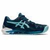Asics Gel Resolution 8 Women's Tennis Shoe (Light Indigo/Clear Blue)