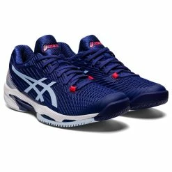 Asics Solution Speed FF 2 Women's Tennis Shoe (Dive Blue/Soft Sky) -Volkl Sales Store 1042A136 404 SB FR GLB PNG 1280x1280 JPG 1024x1024