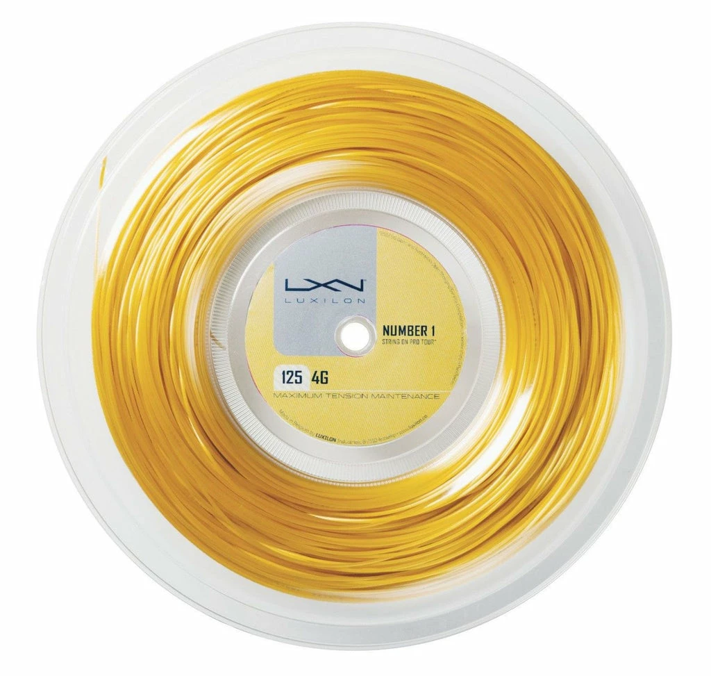 Luxilon 4G 16L Soft Tennis String Reel (Gold) 3 Luxilon 4G 16L Soft Tennis String Reel (Gold)