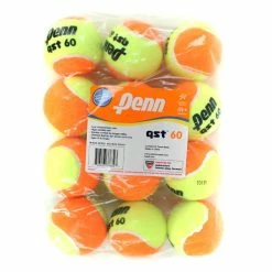 Penn QST 60 Quick Start Orange Junior Tennis Balls 12 Pack