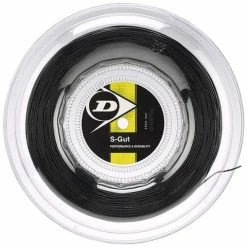 Dunlop Synthetic Gut 17 Tennis String Reel (Black)