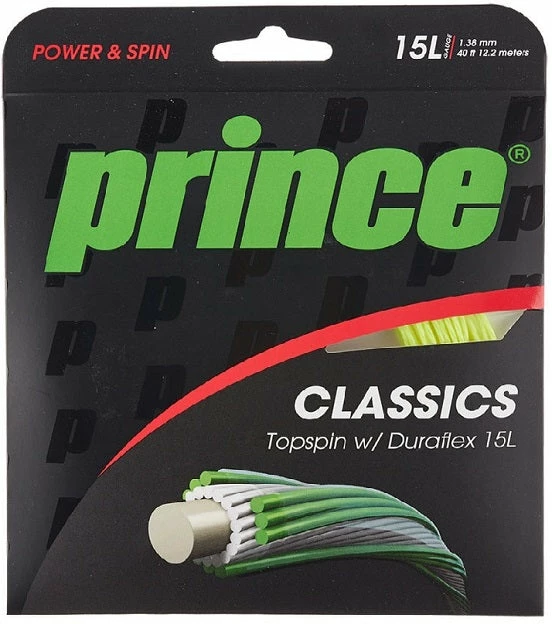 Prince TopSpin 15L Duraflex Tennis String (Yellow) 3 Prince TopSpin 15L Duraflex Tennis String (Yellow)