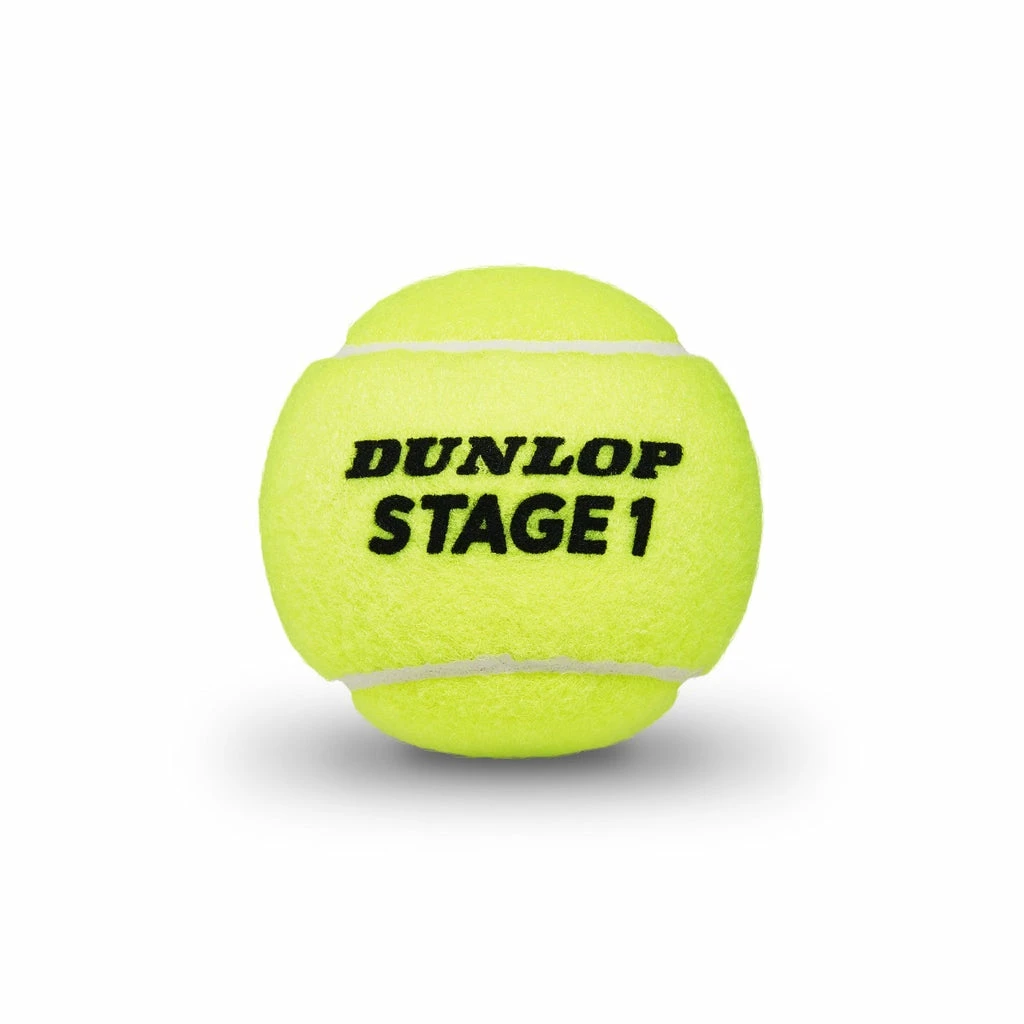 Dunlop Stage 1 Green Junior Tennis Balls – 24 Can Case - Image 2