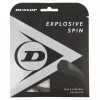 Dunlop Explosive Spin 16 G Tennis String (Black) -Volkl Sales Store DT20 10299194 EXPLOSIVE SPIN BLACK 12M SET FRONT JPG 1024x1024