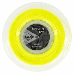 Dunlop Explosive Spin 16 G Tennis String Reel (Yellow)