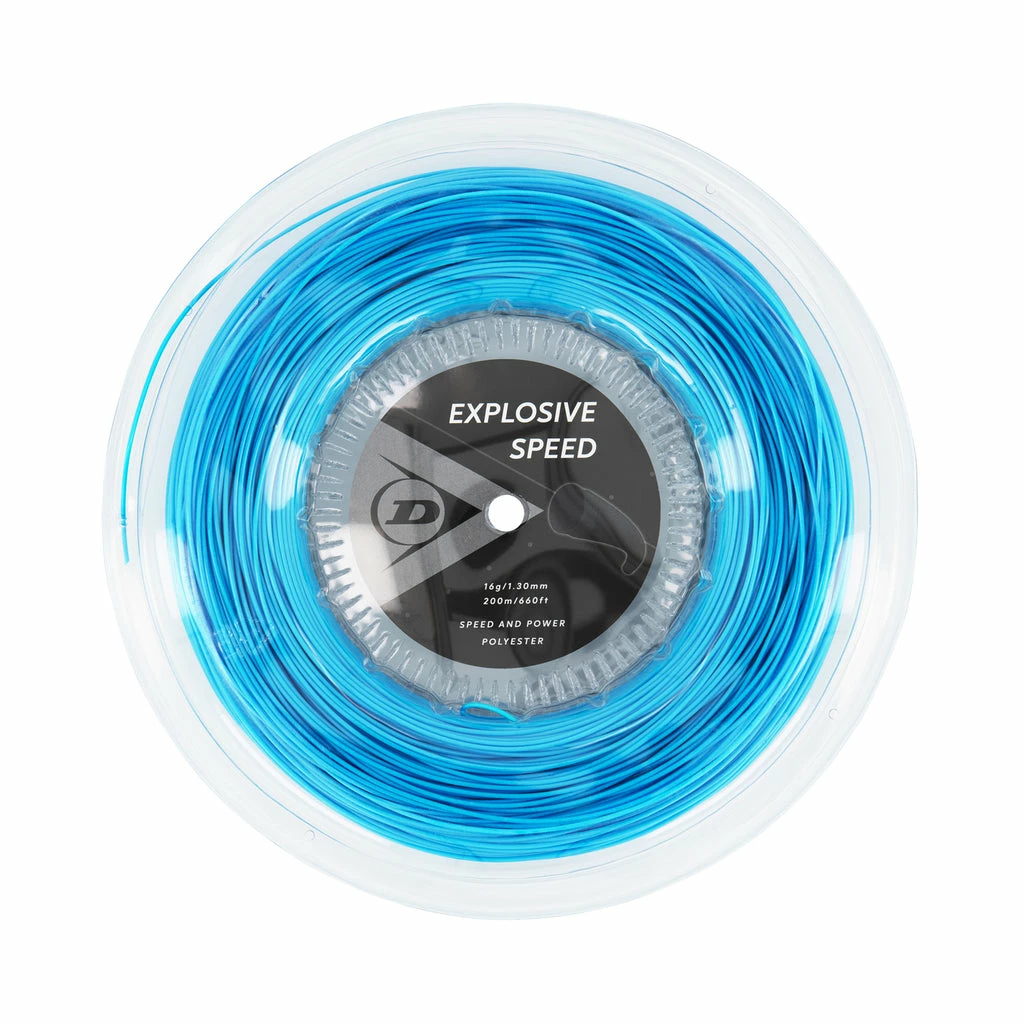 Dunlop Explosive Speed 16 Tennis String Reel (Blue) 3 Dunlop Explosive Speed 16 Tennis String Reel (Blue)