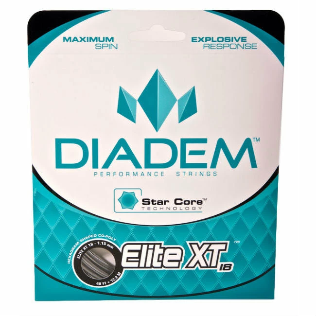 Diadem Elite XT 18 Tennis String (Charcoal) 3 Diadem Elite XT 18 Tennis String (Charcoal)