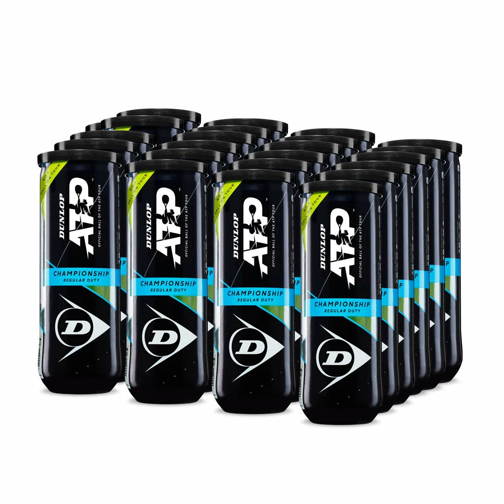 Dunlop ATP Championship Regular Duty Tennis Balls – 24 Can Case 3 Dunlop ATP Championship Regular Duty Tennis Balls – 24 Can Case