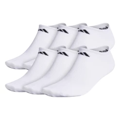 Adidas Men's Superlite No-Show Socks (White)