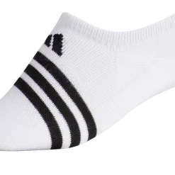 Adidas Women's Superlite 3 Stripe No-Show Socks (Black/Grey/White) -Volkl Sales Store EW9821 HDW photo detail 2 white 1024x1024