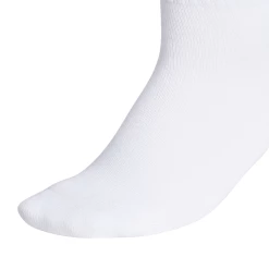 Adidas Women's 3 Stripe Quarter Crew Socks (White) -Volkl Sales Store EX6576 HDW photo detail 2 white 1024x1024