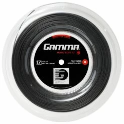 Gamma AMP Moto Soft 17 Tennis String Reel (Charcoal)