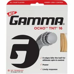 Gamma Ocho TNT2 16 Tennis String (Natural)