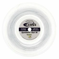 Gamma Synthetic Gut 16 With Wearguard Tennis String Reel (White)