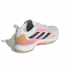 Adidas Avacourt Women's Tennis Shoe (White/Indigo/Orange) 13 Adidas Avacourt Women's Tennis Shoe (White/Indigo/Orange) -Volkl Sales Store GZ0690 7 FOOTWEAR Photography BackLateralTopView white 1024x1024