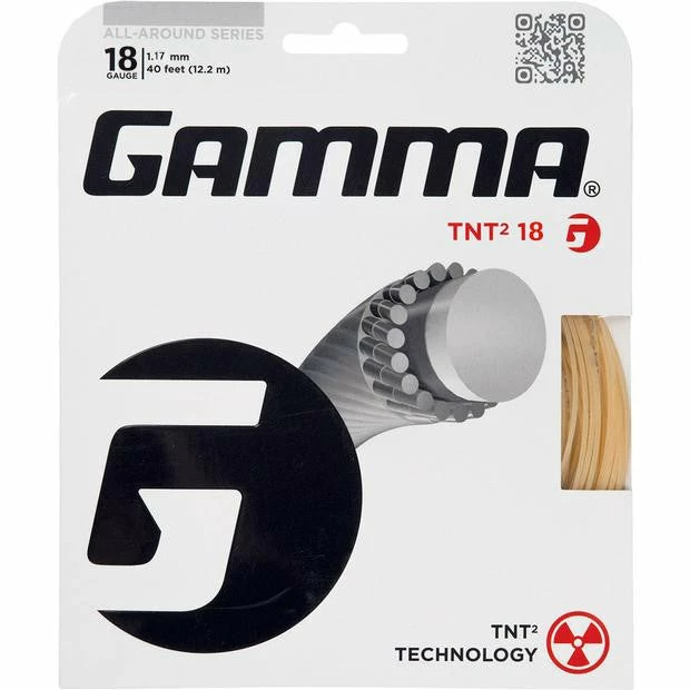 Gamma TNT2 18 Tennis String (Natural) 3 Gamma TNT2 18 Tennis String (Natural)