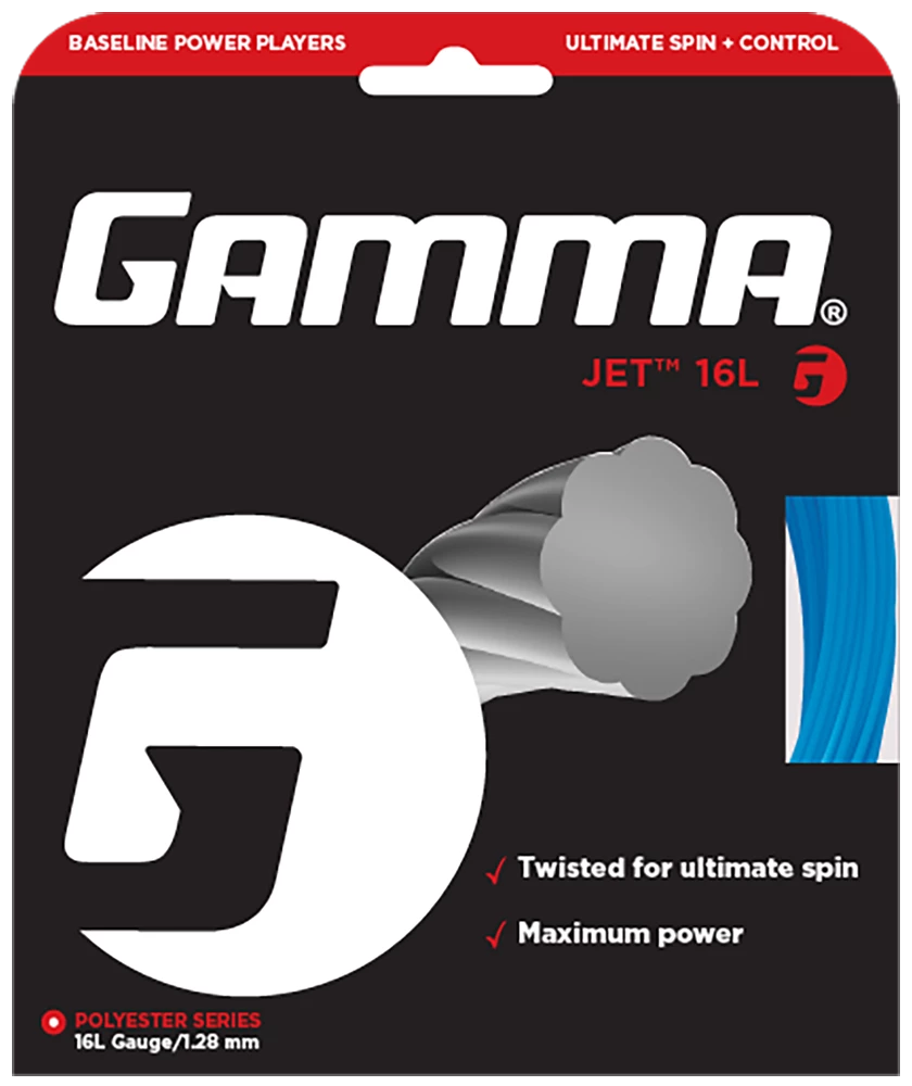 Gamma Jet 18 Tennis String (Blue) 3 Gamma Jet 18 Tennis String (Blue)