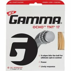 Gamma Ocho TNT2 17 Tennis String (Natural)