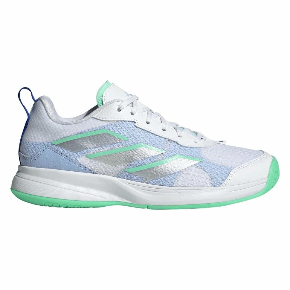 Adidas AvaFlash Women's Tennis Shoe (White/Blue) 3 Adidas AvaFlash Women's Tennis Shoe (White/Blue)