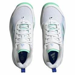 Adidas AvaFlash Women's Tennis Shoe (White/Blue) 10 Adidas AvaFlash Women's Tennis Shoe (White/Blue) -Volkl Sales Store HP5272 3 FOOTWEAR Photography TopPortraitView transparent 1 1024x1024