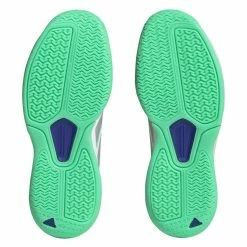 Adidas AvaFlash Women's Tennis Shoe (White/Blue) 11 Adidas AvaFlash Women's Tennis Shoe (White/Blue) -Volkl Sales Store HP5272 4 FOOTWEAR Photography BottomView transparent 1 1024x1024