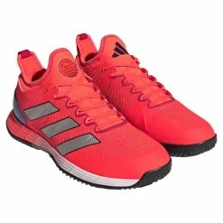 Adidas Adizero Ubersonic 4 Men's Tennis Shoe (Red) -Volkl Sales Store HQ8379 5 FOOTWEAR Photography FrontLateralTopView transparent 1024x1024