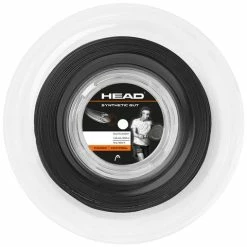 Head Synthetic Gut 16 Tennis String Reel (Black)