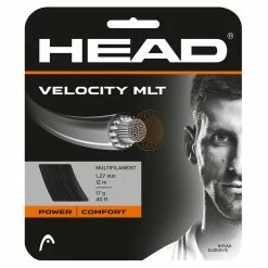 Head Velocity MLT 17 Tennis String (Black)