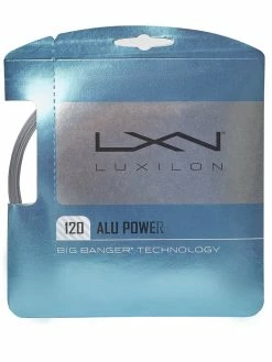 Luxilon ALU Power 17L Tennis String (Silver)