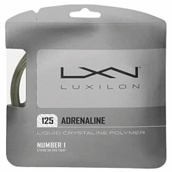 Luxilon Adrenaline 16L Tennis String (Platinum)
