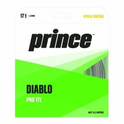 Prince Diablo Pro 17L Tennis String (Black)