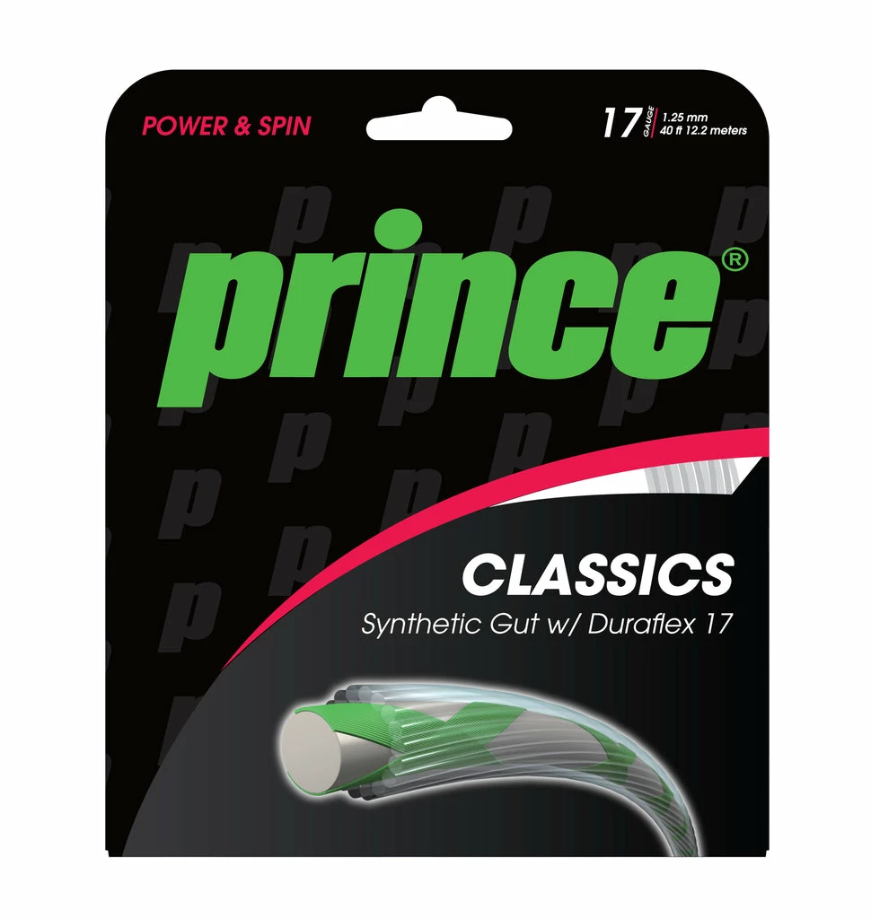 Prince Synthetic Gut 17 Duraflex Tennis String (Gold) 4 Prince Synthetic Gut 17 Duraflex Tennis String (Gold) - Image 2