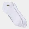 Lacoste Unisex Stretch Cotton Low-Cut Socks (White/Silver) -Volkl Sales Store RA4184 G8K 24 1024x1024