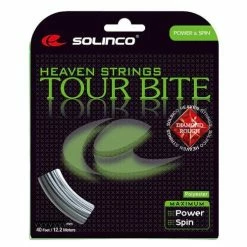Solinco Tour Bite Diamond Rough 16 Tennis String (Silver)