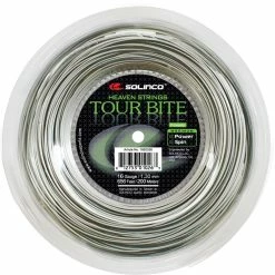 Solinco Tour Bite 16 Tennis String Reel (Silver)