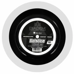 Diadem Solstice Black 16 Tennis String Reel (Black)