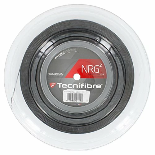 Tecnifibre NRG2 16 Tennis String Reel (Black) 3 Tecnifibre NRG2 16 Tennis String Reel (Black)