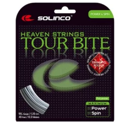 Solinco Tour Bite Diamond Rough 16L Tennis String (Silver)