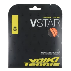 Volkl V-Star 16 Tennis String (Fluo Orange)