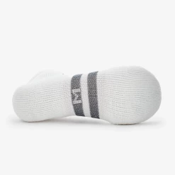 Thorlo Unisex Tennis Moderate Cushion Low Cut Socks (White) -Volkl Sales Store VCMU WHITE 1 1024x1024