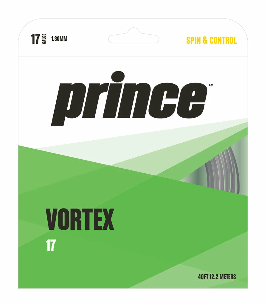 Prince Vortex Triad 16 Tennis String (Black) 3 Prince Vortex Triad 16 Tennis String (Black)