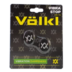 Volkl Vibrastop Vibration Dampener 2 Pack (Black/Silver)