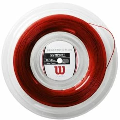Wilson Sensation Plus 16 Tennis String Reel (Red)