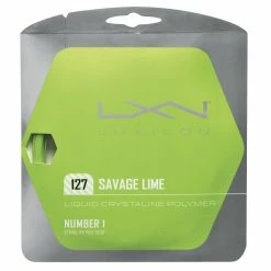 Luxilon Savage 16 Tennis String (Lime)