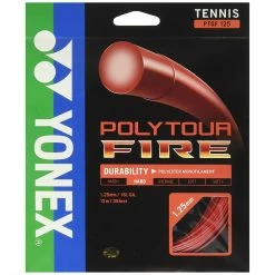 Yonex Poly Tour Fire 16L Tennis String (Red)