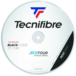 Tecnifibre Black Code 17 Tennis String Reel (Black)