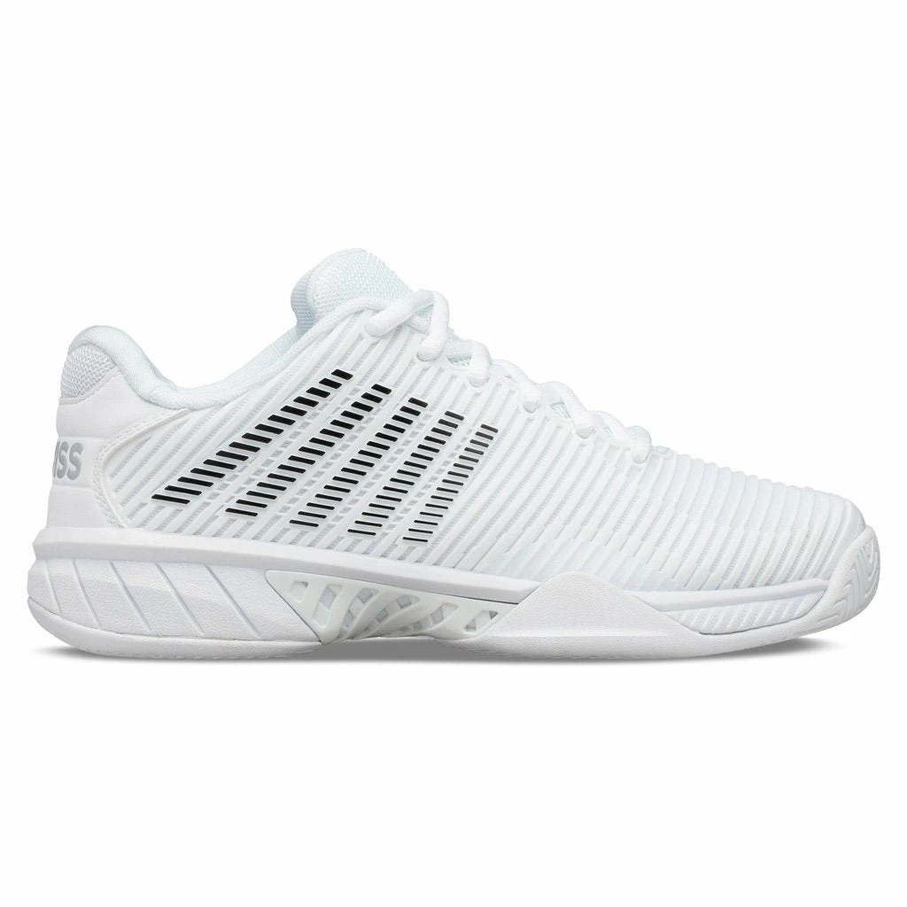 K-Swiss Hypercourt Express 2 Women's Tennis Shoe (White/Black) 3 K-Swiss Hypercourt Express 2 Women's Tennis Shoe (White/Black)